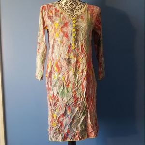 Women's Color Block Casual Dress